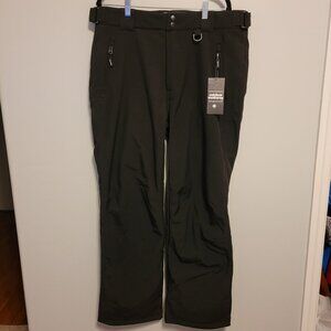 NWT Outdoor Ventures Black Fleece Lined Water Resistant Elastic Snow  Men Size L